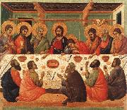 Duccio di Buoninsegna The Last Supper00 oil painting on canvas